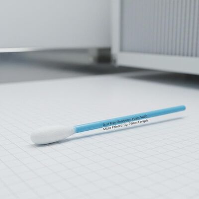 Staubfreie Reinraum Schaumspülung mit Mikro-spitzen Spitze für die elektronische Reinigung 76 mm Länge
