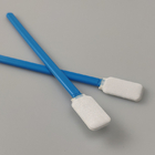 125mm Flat Paddle Head Polyester Swabs For Inkjet Printer Cleaning