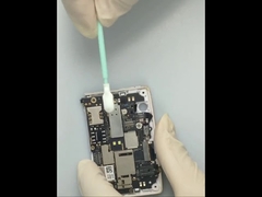 Round head polyester swabs