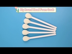 Weiße PP-Stick-Runde Schaumspitze TOC Nasopharyngeale Proben Sammlung Swab