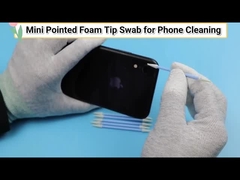 Doppelter spitzer Hauptcleanroom-Schwamm-Schaum-Putzlappen TX750 fusselfrei