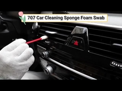 707 Lintfreie Rechtecksponge Sticks Drucker Schaumwaschmaschinen mit rotem Griff