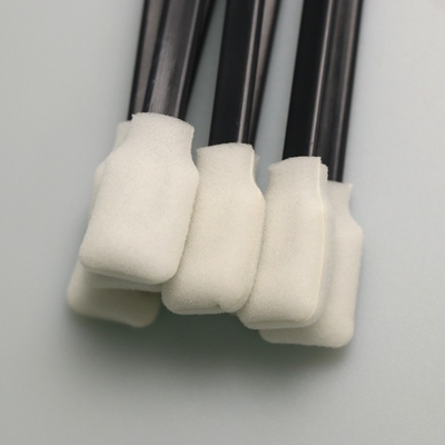 Flacher quadratischer Schwamm-Hauptformat-Drucker Cleaning Foam Swabs mit schwarzem Griff