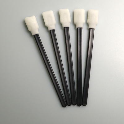 Flacher quadratischer Schwamm-Hauptformat-Drucker Cleaning Foam Swabs mit schwarzem Griff