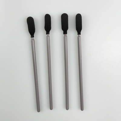 Steifer pp.-Cleanroom-fusselfreier Schwamm-Reinigungsstock-Schwarzes 3,6"
