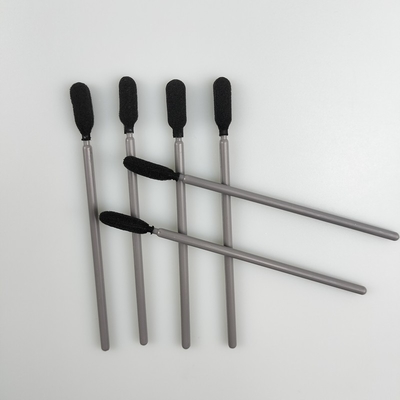 Steifer pp.-Cleanroom-fusselfreier Schwamm-Reinigungsstock-Schwarzes 3,6"