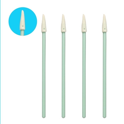 Kleine Spitzensponge PP Stick Slot Rille Reinigung Swab 76mm
