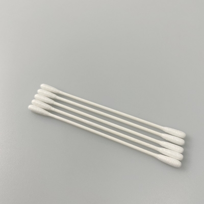 BB-001 Doppelte runde Wattestäbchen, industriell, 25 Stück, ein Beutel, Griffmaterial: Papier