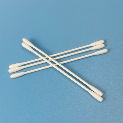 BB-001 Doppelte runde Wattestäbchen, industriell, 25 Stück, ein Beutel, Griffmaterial: Papier