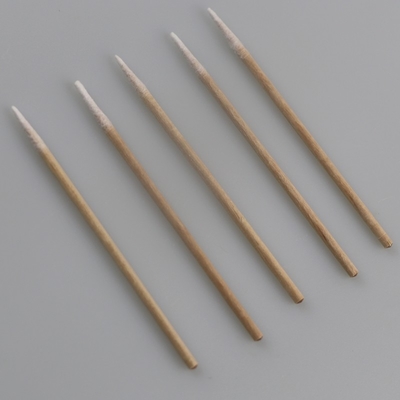 Biologisch abbaubarer Holzstab Mini Spitze Wattestäbchen für den industriellen Einsatz