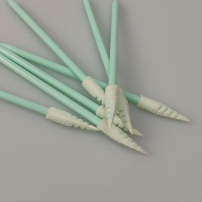 Fusselfreier, spiralförmiger, spitz zulaufender Mini-Schwamm mit Schaumstoffspitze für die Reinigung von Uhren