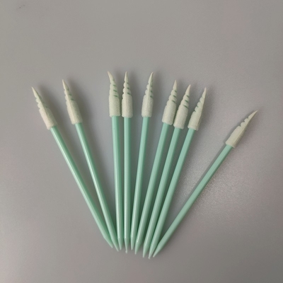 Fusselfreier, spiralförmiger, spitz zulaufender Mini-Schwamm mit Schaumstoffspitze für die Reinigung von Uhren