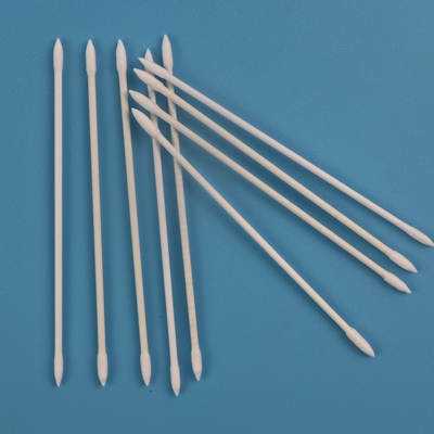 Biologisch abbaubarer Papierstock 2.2mm Mini Pointed Cotton Bud Swab BB-013