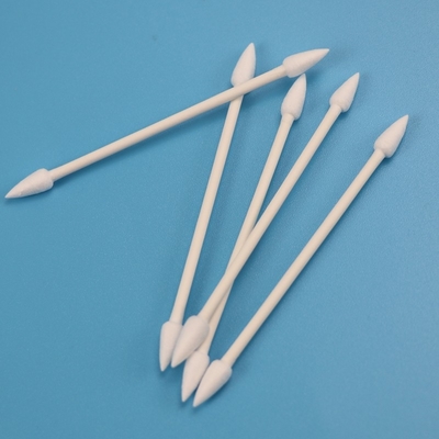 4.7mm biologisch abbaubarer Papierstock doppeltes spitzes Qtips-Wattestäbchen für Cleanroom