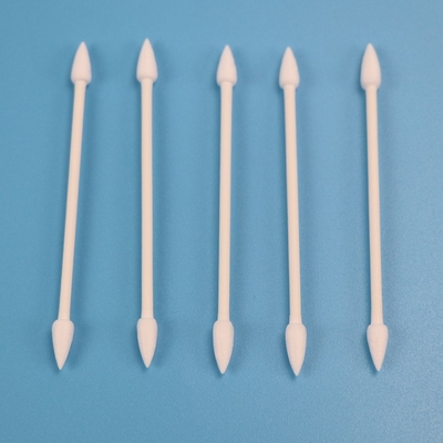 4.7mm biologisch abbaubarer Papierstock doppeltes spitzes Qtips-Wattestäbchen für Cleanroom