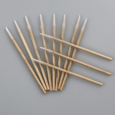Hölzernes Stock-Mikro zeigte Wattestäbchen 1mm, das für Reinigung fusselfrei ist