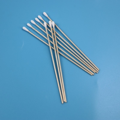 6" freundliche lange hölzerne Stock-Baumwolle Bud Swab For Daily Use Eco