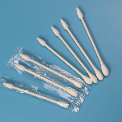 Einzelperson eingewickelte Papierstock-Runde und spitzes Wattestäbchen für Körperpflege