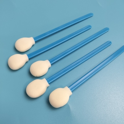 Lintfreie Reinigungsschablone für Industriezwecke Blauer Stick Runder Schwammschablone für Reinräume