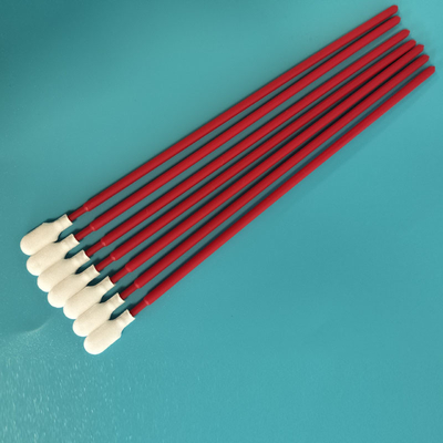 TX761 Nicht abrasives rotes PP-Stick Paddelkopf Polyester-Swabs PCB-Reinigungs-Swab für den Reinraum