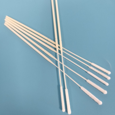 ABS Stick Flocked Nylon Nasenswab Proben Sammlung Swab mit Bruchpunkt einzeln verpackt