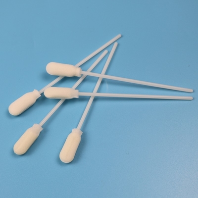 10 mm Große runde Schwammstange Schaumspitze Probensammlung Abstrich Einzelverpackung