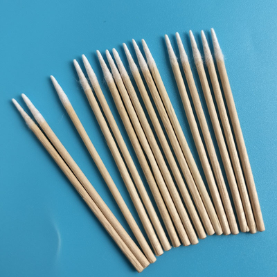 Einwegholzstäbchen mit Mikro-Spitzen-Q-Tipps Baumwoll-Swab zum Tätowieren