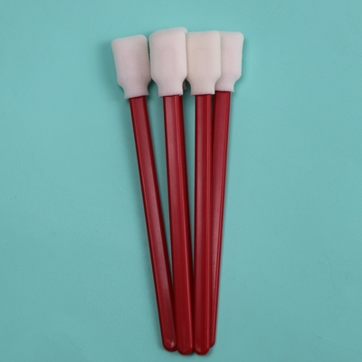 707 Lintfreie Rechtecksponge Sticks Drucker Schaumwaschmaschinen mit rotem Griff