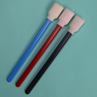 707 Lintfreie Rechtecksponge Sticks Drucker Schaumwaschmaschinen mit rotem Griff