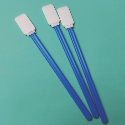 714 Lintfreier Flat Square Dacron Reinigungsstäbchen Autoreinigung Polyester-Swab für den Reinraum