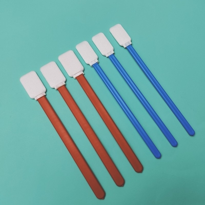 714 Lintfreier Flat Square Dacron Reinigungsstäbchen Autoreinigung Polyester-Swab für den Reinraum