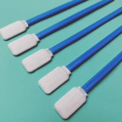 714 Lintfreier Flat Square Dacron Reinigungsstäbchen Autoreinigung Polyester-Swab für den Reinraum