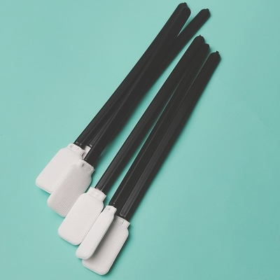 Schwarzer Griff Dacron Stick Flat Square Reinraum Polyester Swab 714 Lintfrei