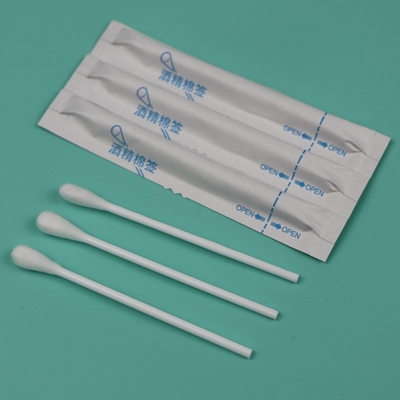 Plastikgriffe Vornass Qtips Medizinische Baumwollschablonen Swab Applikator mit Alkohol