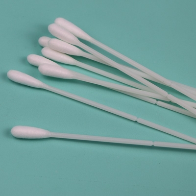 150 mm ABS Stick Cotton Bud Swab Oral Sample Collection Swab mit Bruchpunkt