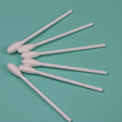 Einweg 9,6 mm Großrunder Kopf Baumwollschwab Applikator mit Plastikgriff