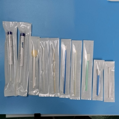 Einweg-Steril-Swab EO Desinfektions-weiße Farbe Anpassungs-Proben-Swab