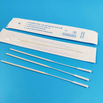 Sterile EO-Gasprobenprobenprobenproben mit CE-zertifizierter Nylon-Flockspitze, 150 mm lang mit Bruchpunkt, für medizinische/pharmazeutische Tests