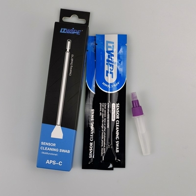 Lintfreie blaue Stick-Sensorreinigungsschablonen für die Wartung von Kamera-Sensoren