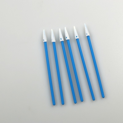 Spitzen scharfe Schwammkopf 76mm Schaumspülungen Blauer Griff für die Präzisionsreinigung