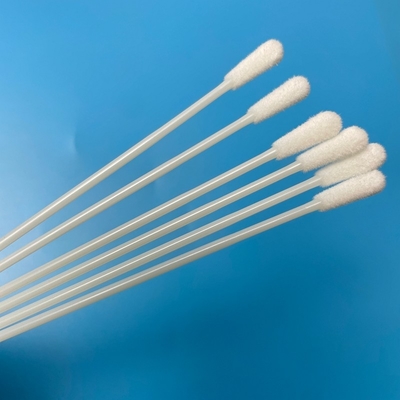 145 mm lang OEM Einweg-Steril-Swab ohne Bruchpunkt 6 mm Kopf-Swab