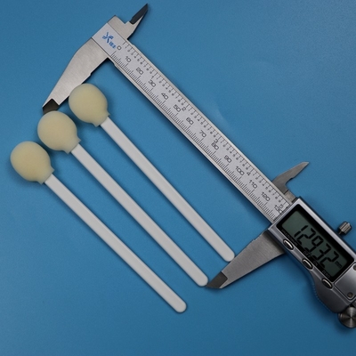 Einweg-weißes PP-Stick-Rundschwamm-Stick-Medizinisches Lollipop-Schaum-Swab-Applikator