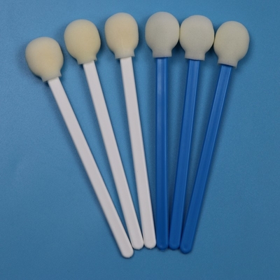 Einweg-weißes PP-Stick-Rundschwamm-Stick-Medizinisches Lollipop-Schaum-Swab-Applikator