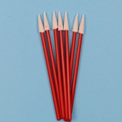 TX750 Lint-freier Mini-Sponge-Stick Kleiner Autoreiniger Komprimierter Reinraum-Schaum-Swab mit rotem Griff