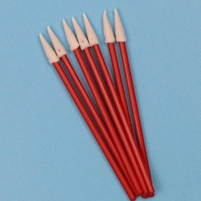 TX750 Lint-freier Mini-Sponge-Stick Kleiner Autoreiniger Komprimierter Reinraum-Schaum-Swab mit rotem Griff