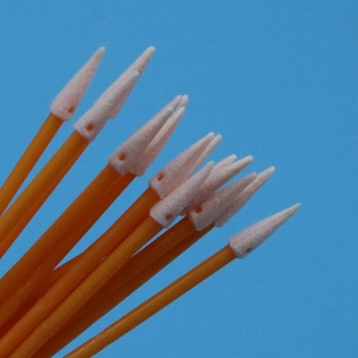 TX750 Doppelend Mini-Sponge-Swab Komprimiert Kleines Reinzimmer Detail Schaum-Swab mit Orange Stick
