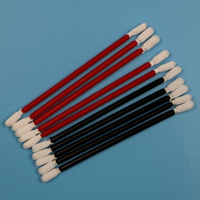 Lint-freier schwarzer Griff Doppel-End-Reinigungsraum-Swab Auto Reinigung Polyester-Swab Stick