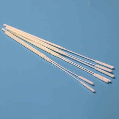 Individuell eingewickelt, geflockt, Nylon Nasenswab Sterilprobe Sammlung Swab mit Schlauch