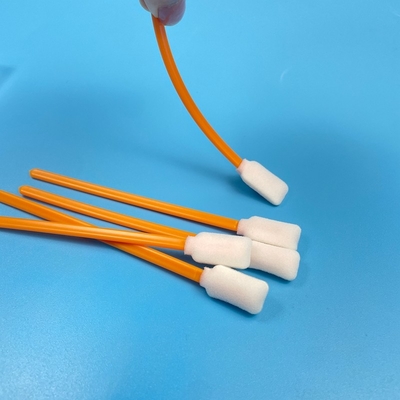 Mehrzweck 5 Zoll Reinigungsschablonen Orange Rechteck Schaum Tipps Dauerhafte PP-Griffe Nicht Vergießen Design