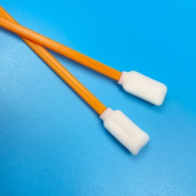 Dauerhafte Schäumstoffspülen (50 Stück) - 125 mm Lint-freier orange/schwarzer Schäumstoffkopf für die Reinigung empfindlicher Oberflächen